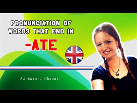 English Lesson 70 | Pronunciation of words that end in -ATE - YouTube