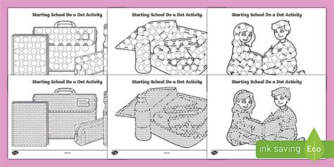 Starting School Do a Dot Activity