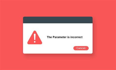 Image result for Parameter Incorrect Fix