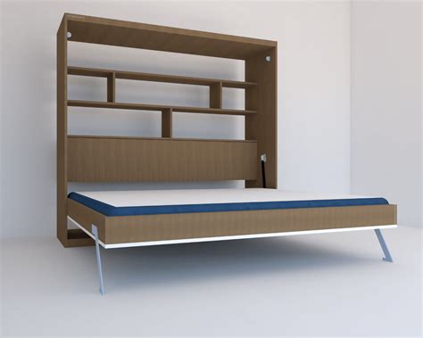 Queen Size Horizontal Bed with Storage – InvisibleBed.com