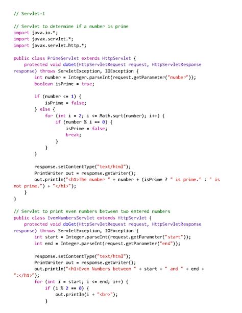 Advance JAVA (CMP714) - // Servlet-I // Servlet to determine if a ...