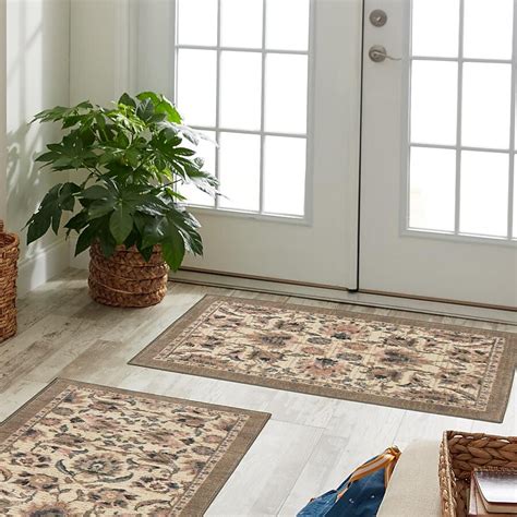 Mohawk Home Cayuga 2 x 4 Blush Floral/Botanical French Country Throw ...