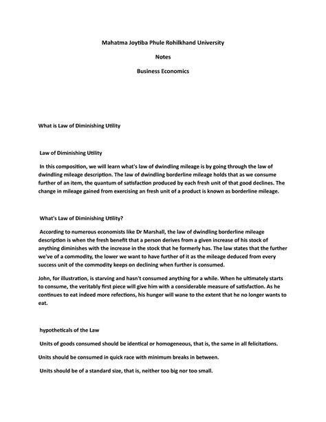 Mjprula 1 - Mahatma Joytiba Phule Rohilkhand University Notes Business ...