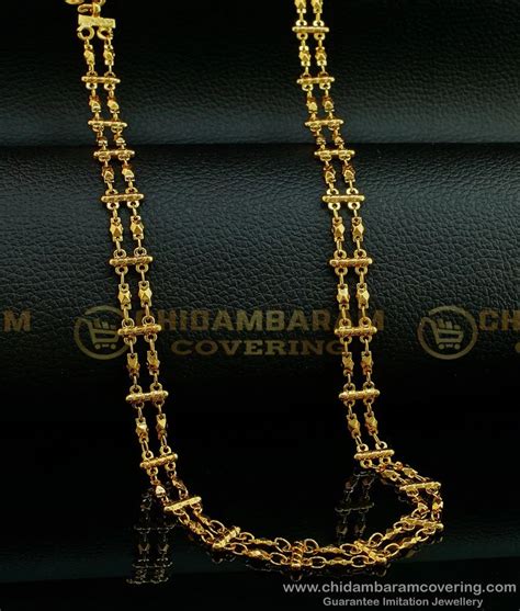 Buy New Design Rettai Vadam 2 Line Gold Covering Chain for Women