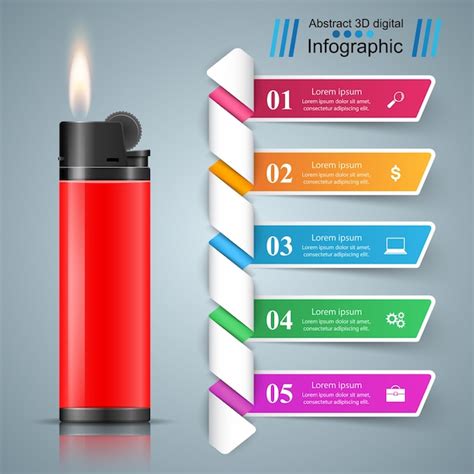 Business-Infografik und Marketing-Symbol. | Premium Vektor