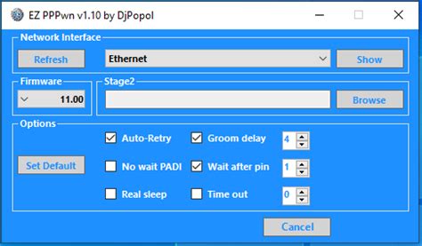 Image result for PPPwn GUI Setup