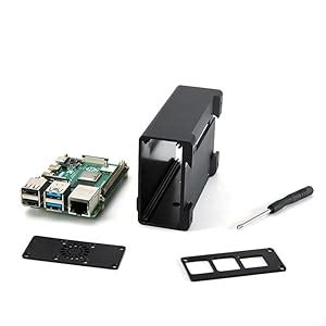 Amazon.in: Buy REES52® RPI 4 CASE Raspberry PI 4 Aluminum Case with Fan ...