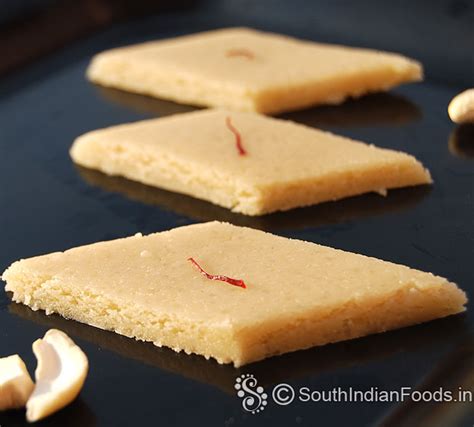 Kaju katli | Cashew burfi-How to make-Step by step photos