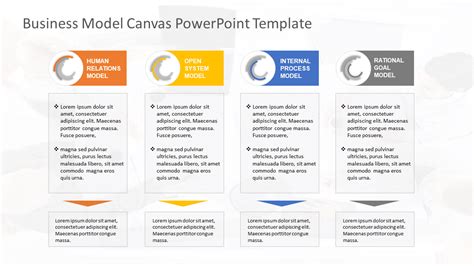 Business Model Canvas Free Slide Design 的图像结果
