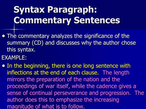 Image result for Syntax Paragraph Examples