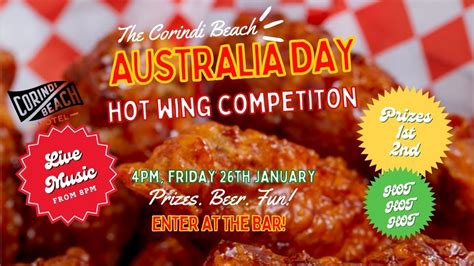 Corindi Beach Hot Wing Competition, The Corindi Beach Hotel, 26 January ...