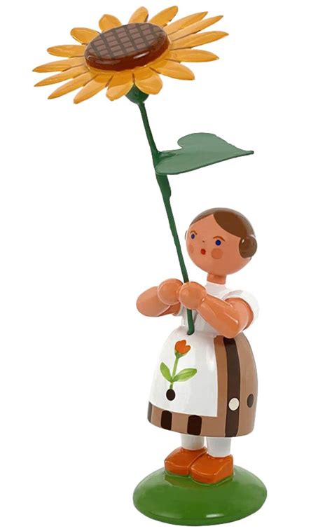 Flower girl with sunflower buy online