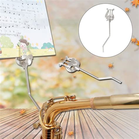 Alto Saxophone Sheet Music Clip Sax Lyre Sheet Music Clamp-On Holder ...