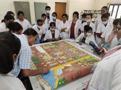 SHRM students participating at Painting Conservation training programme ...