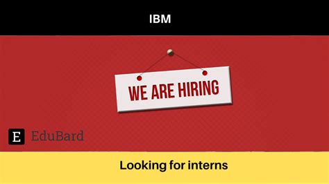 IBM | Applications are invited for the Internship Programme, Apply Now!
