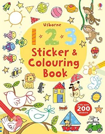 123 Sticker and Colouring book : Greenwell, Jessica, Lamb, Stacey ...