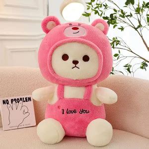 cuddlenest Adorable Teddy Bear with Cap Soft Toy, Imported Plush Toy ...