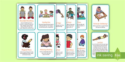 Relaxation Cards (teacher made) - Twinkl
