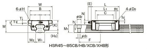 Models HSR-CB/CBM/XCB ｜LM Guide｜Product Information｜THK Official Web ...