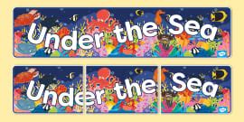 Under the Sea Display Cut-Outs (teacher made) - Twinkl