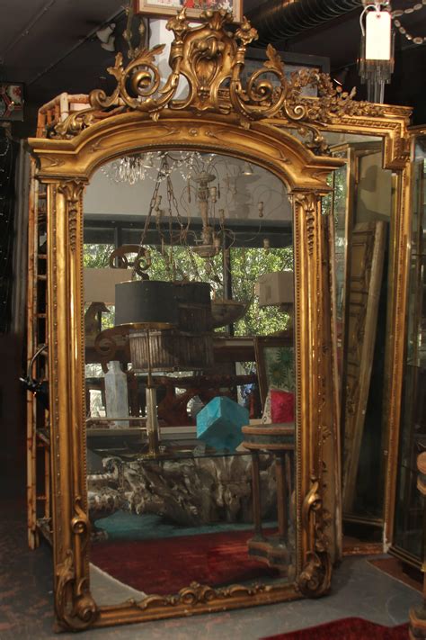 Large Ornate Floor Mirror at 1stDibs | large ornate mirror, ornate ...