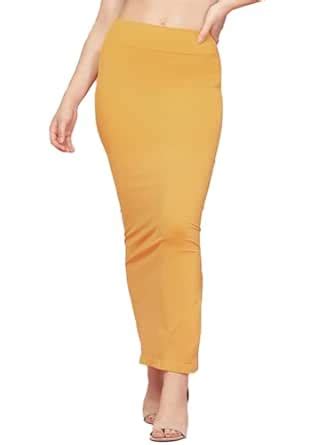 Clovia Women's Petticoat Style Saree Shapewear with Side Slit ...