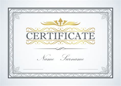 Certificate Frame Vintage at Alice Pinard blog