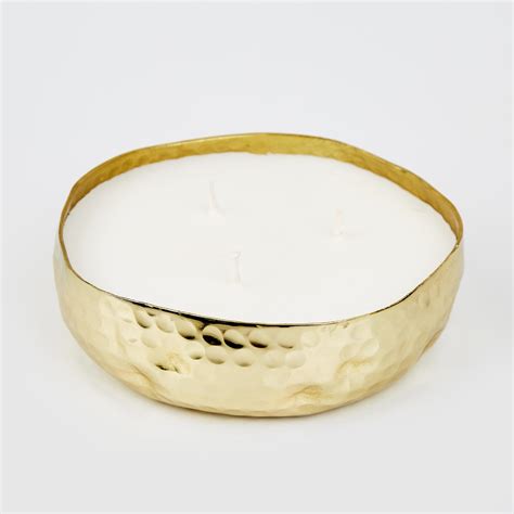 Buy Austin Ocean Scented Hammered Metal 3-Wick Candle from Home Centre ...