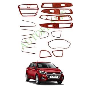 Autoflame Interior Decoration Wooden Inner Dashboard Kit For I20 ...