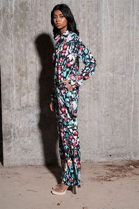 Multicolour Printed Shirt And Trouser Co Ord Set| The RealB