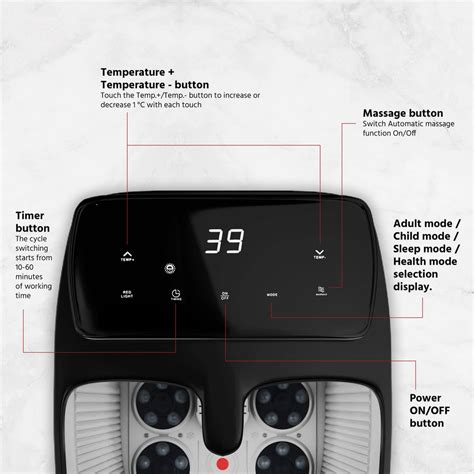 Buy Lifelong Premium Foot Spa Massager – Heat, Bubbles, Shiatsu ...