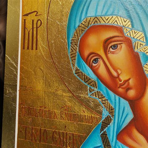 Gilded Devotion: The Art of Hand-Painted Holy Icons on Gold Leaf – The ...