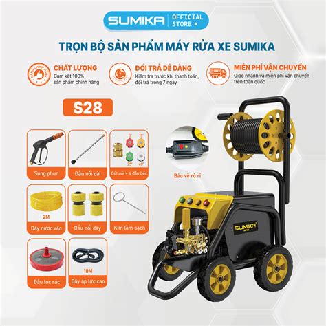 Máy phun áp lực SUMIKA S28, công suất 2800W