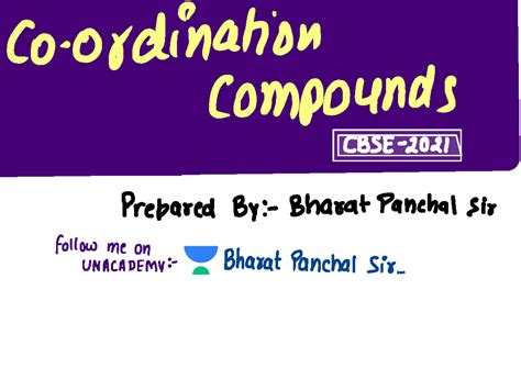 Coordination Compounds: Understanding Ligands and Werner Theory - Studocu