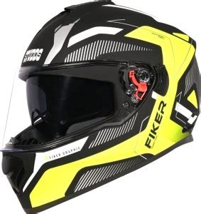 STUDDS Drifter D5 Fiker ISI Certified with Dual Visor & Spoiler Full ...