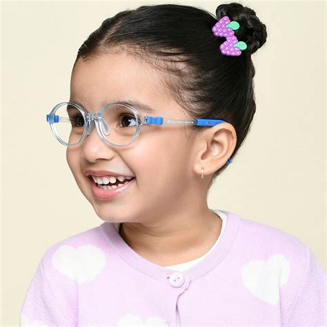 Buy Kids Glasses: Blue Full Rim Round Kids 2-5 yrs Hooper Creatr HP ...