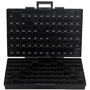 2PCS AideTek ESD Safe SMD IC Chips Organizer Anti-Statics Enclosure Box ...