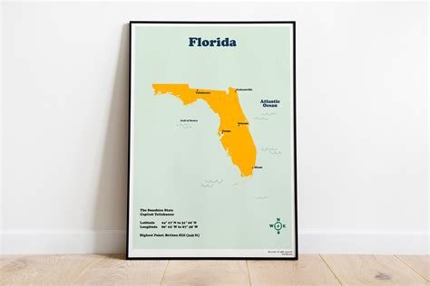 Florida State Map Printable 的图像结果