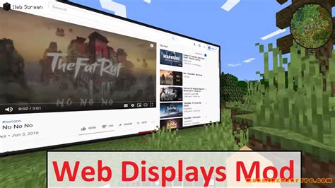 Minecraft Mods | WEB DISPLAYS | "Watch Videos, Browse the Web!" | Mod Showcase