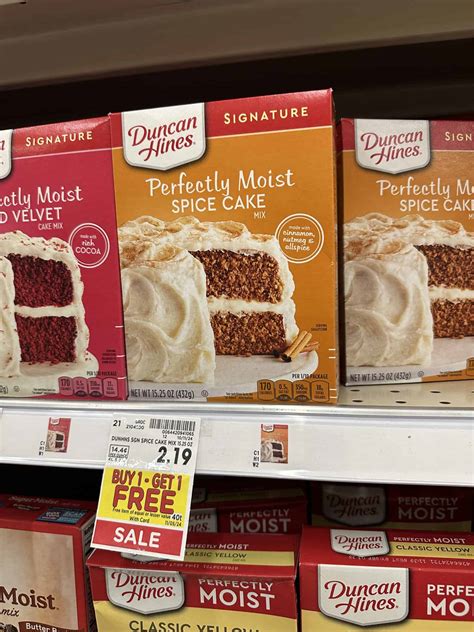 Duncan Hines Brownie, Cake Mixes and Frostings are B1G1 FREE at Kroger ...