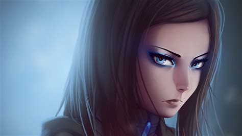 Ergo Proxy Anime HD Wallpaper – Intense Gaze, Futuristic Vibes