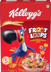 Kellogg's Froot Loops, Mixed Fruit Flavor, Crunchy Multigrain Breakfast ...