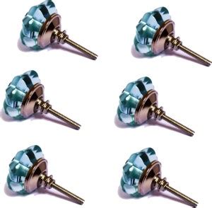 Verma Premium look Door/Drawer Glass knob For Furniture with Steel ...