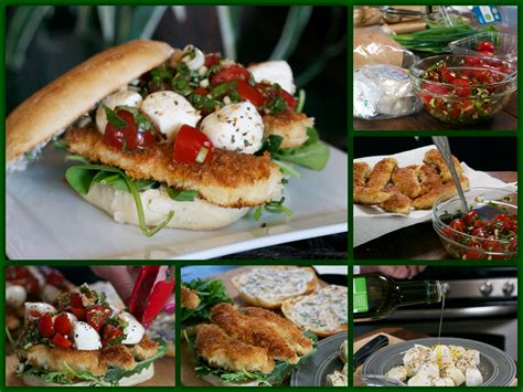 Caprese Chicken Tender Sandwich - What the Forks for Dinner?