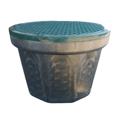 24 in. Super Heavy Duty Round Septic Distribution Box or Drain Basin