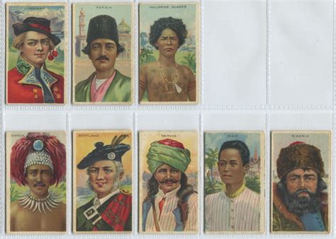 Lot Detail - T113 Types of Nations Near Complete Set of (45/50) Cards