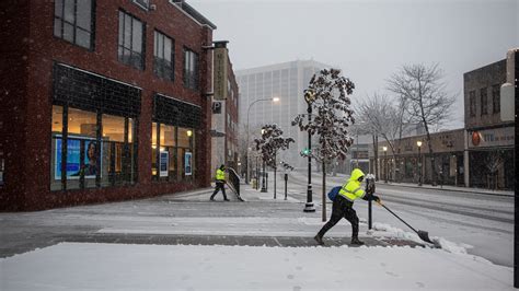 Hudson Valley weather: Watch the snowstorm in downtown White Plains NY