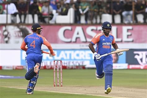 England dismiss Indian openers Abhishek Sharma and Sanju Samson in ...