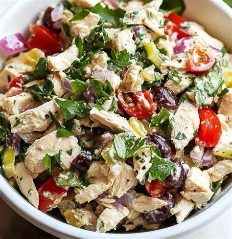 Mediterranean Chicken Salad Recipe