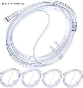 Urban Mediquip Oxygen Nasal Cannula 2 Meter ( Pack of 5) Nasal Cannula ...